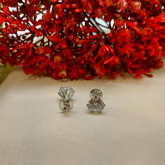 American Diamond Studs 12mm with Screw