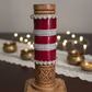 TRADITIONAL DEEP RED CHURA WITH A.D. BANGLES