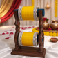 YELLOW CHURA WITH SINGLE LINE A.D BANGLES