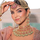 Pachi Kundan Studded with Ruby and Shell Pearl