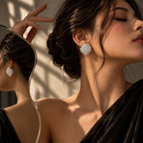Diamond Shape Geometric Statement Earrings