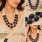 Semi Precious Double Line Mala