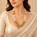 Semi Precious Beads with Studed Jarkan Beads