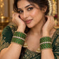 Jhumki Style Bangle Set with Pearl Detailing for Both Hands