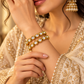 Round Shape Kundan Bangles (2pcs)