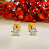American Diamond Studs 8mm with Screw