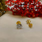 American Diamond Studs 12mm with Screw
