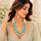 Semi Precious Double Line Mala