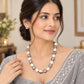 Elegant Statement Pearl Beaded Mala