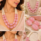 Semi Precious Double Line Mala