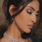 American Diamond Heart Shape Band Necklace